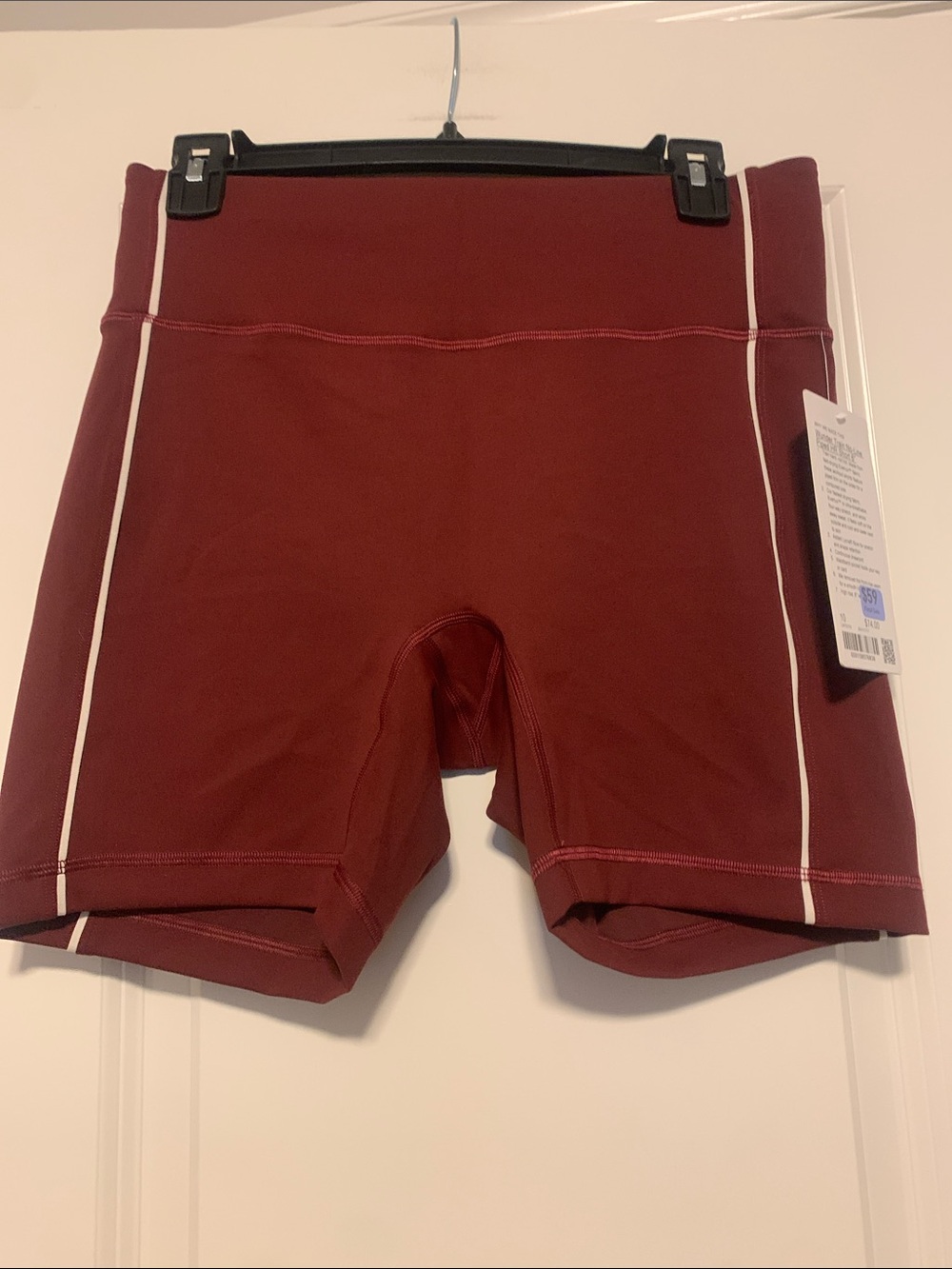 Lululemon Wunder Train No-Line Piped HR Short 6in, Sz 10, NWT